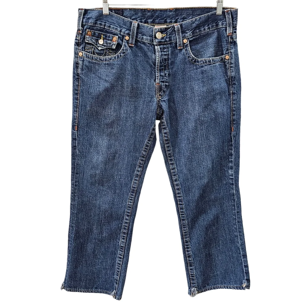 True Religion Jeans Men's Size 36 x 27 Nathan Distressed ALTERED
